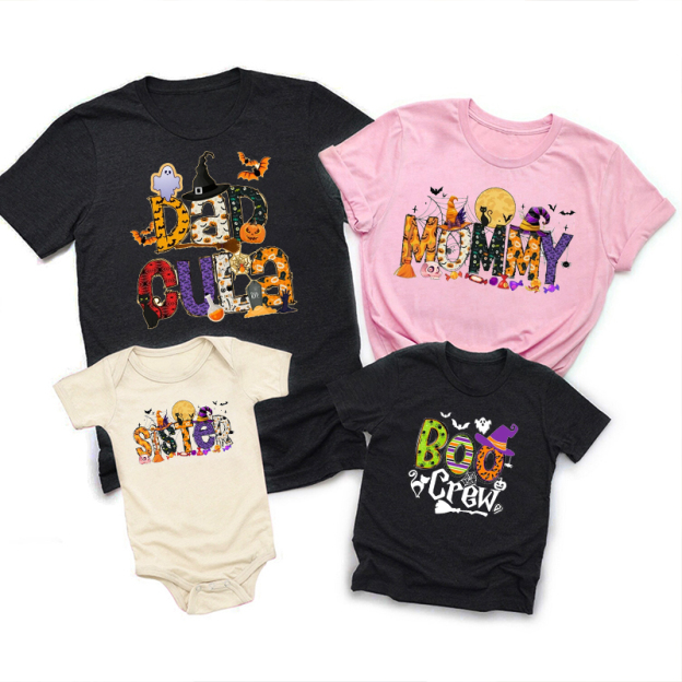 Pattern Halloween Family Matching Shirts