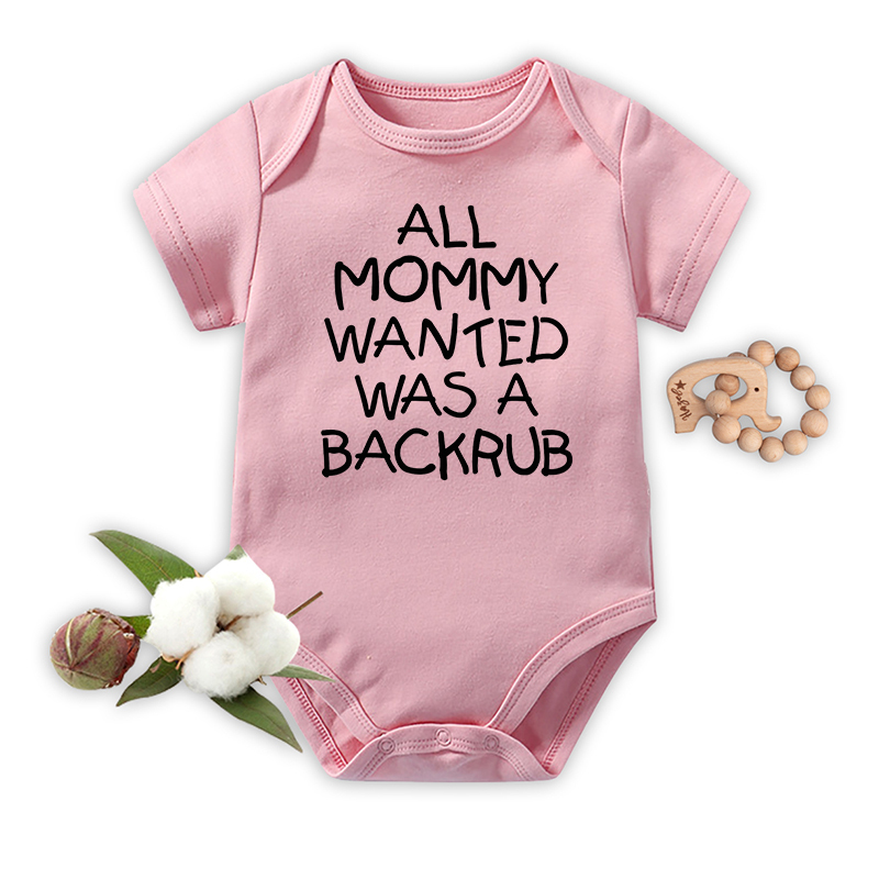 All Mommy Wanted Was A Backrub Bodysuit For Baby