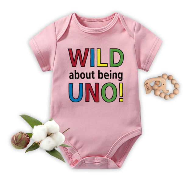 Wild About Being Uno Bodysuit For Baby