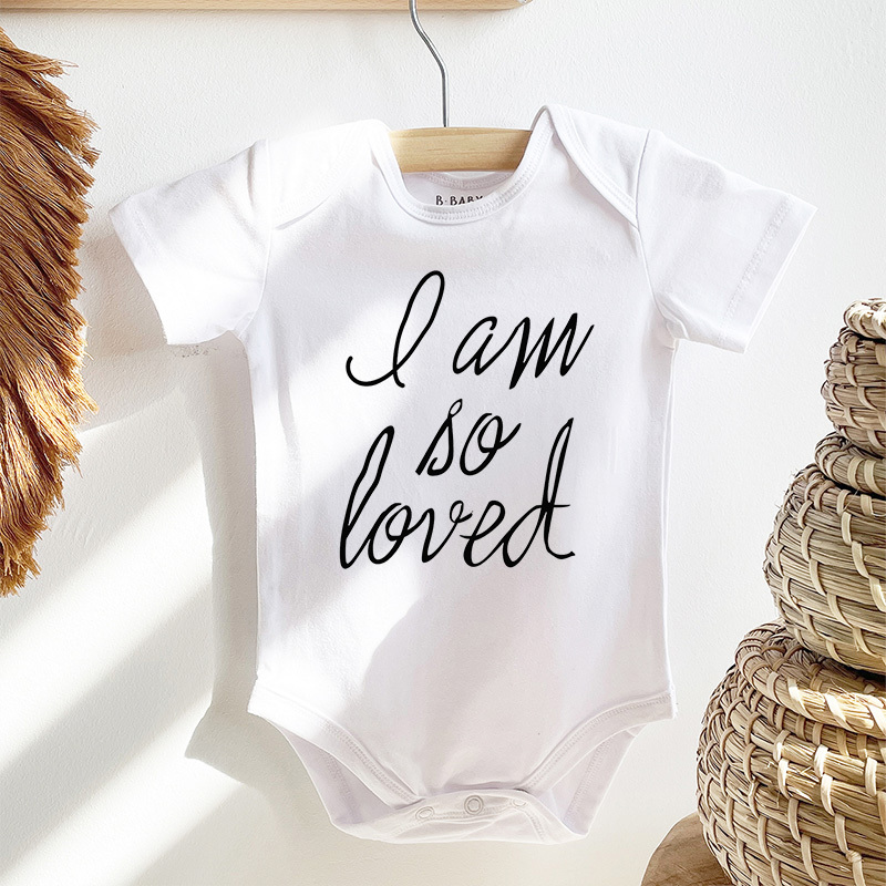 I Am So Loved Bodysuit For Baby