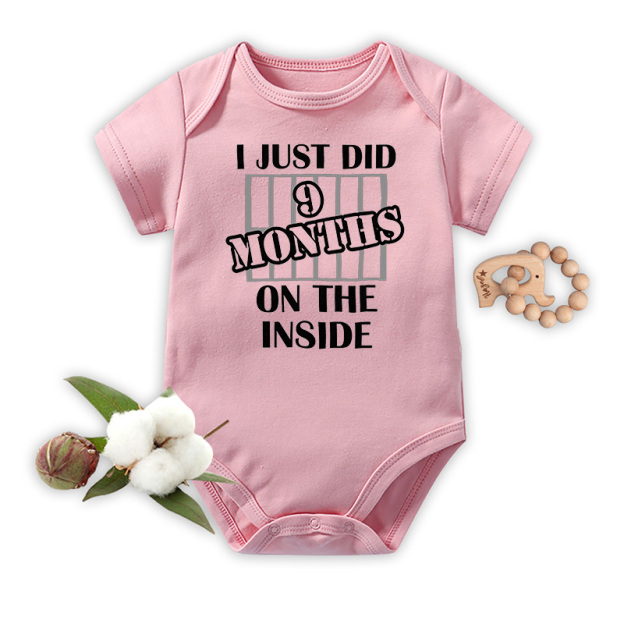 I Just Do 9 Months On The Inside Bodysuit For Baby