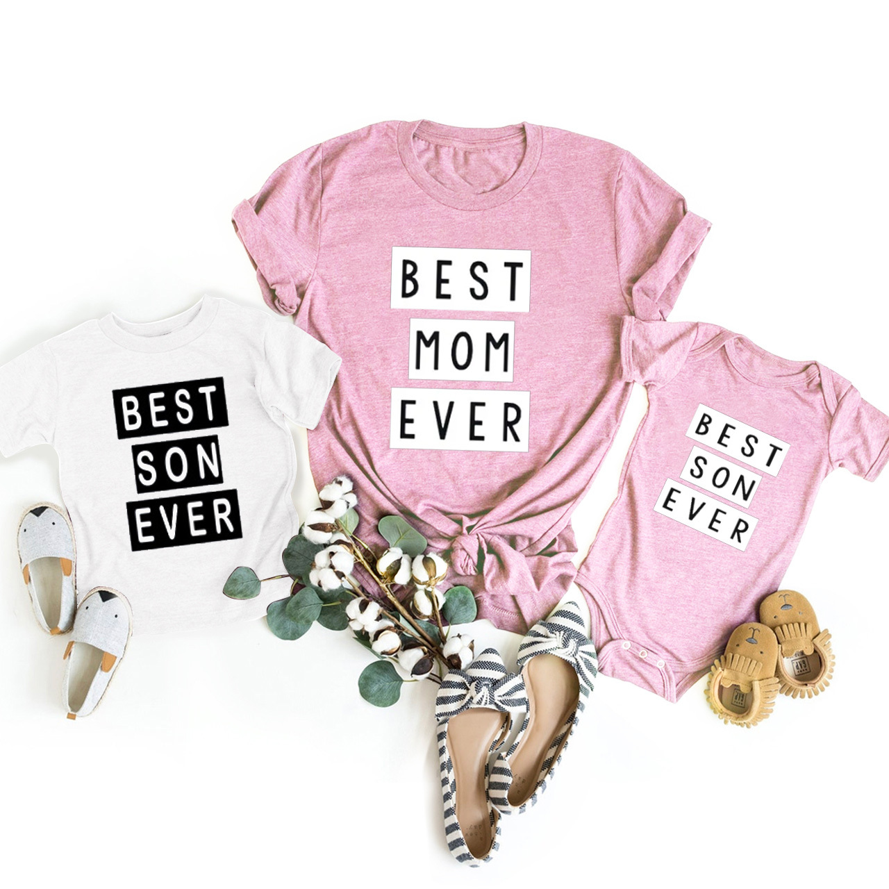 Best Mom Ever Matching Tees For Mother's Day