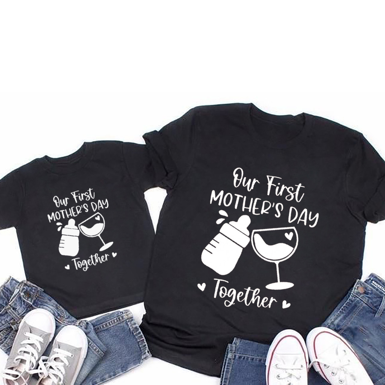 Matching Tees Our First Mother's Day Shirt For Mother's Day