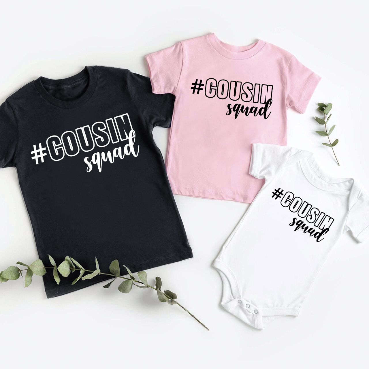 #Cousin Squad Siblings Matching Shirt