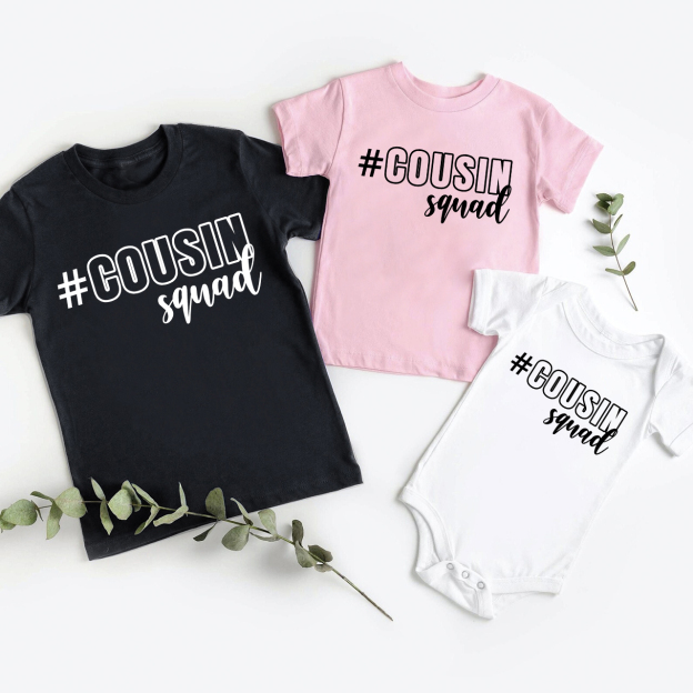 #Cousin Squad Siblings Matching Shirt