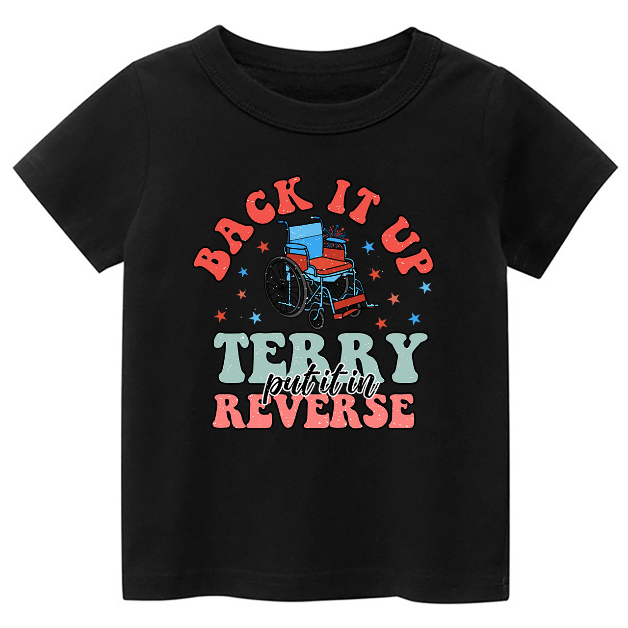 Back In UP Pew Independence Day Toddler Tees