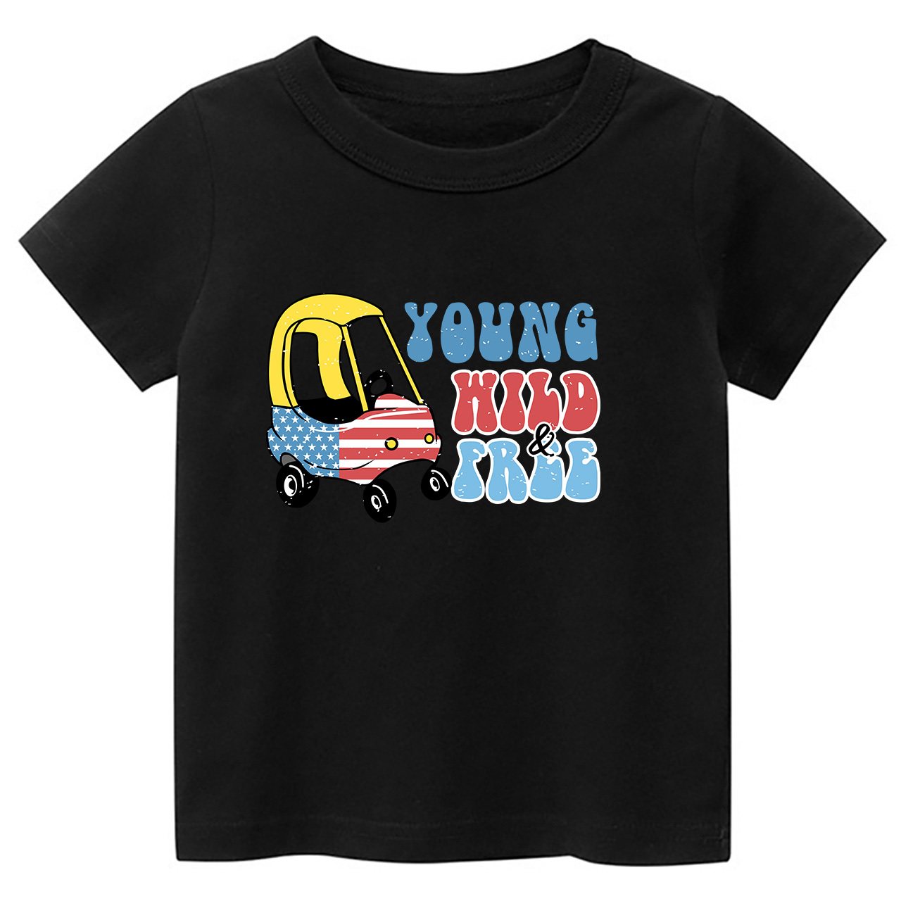 Young Wild&Free Independence Day Toddler Tees