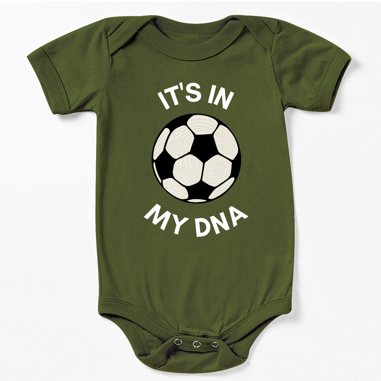 It's In My DNA Soccer Ball Baby Bodysuit
