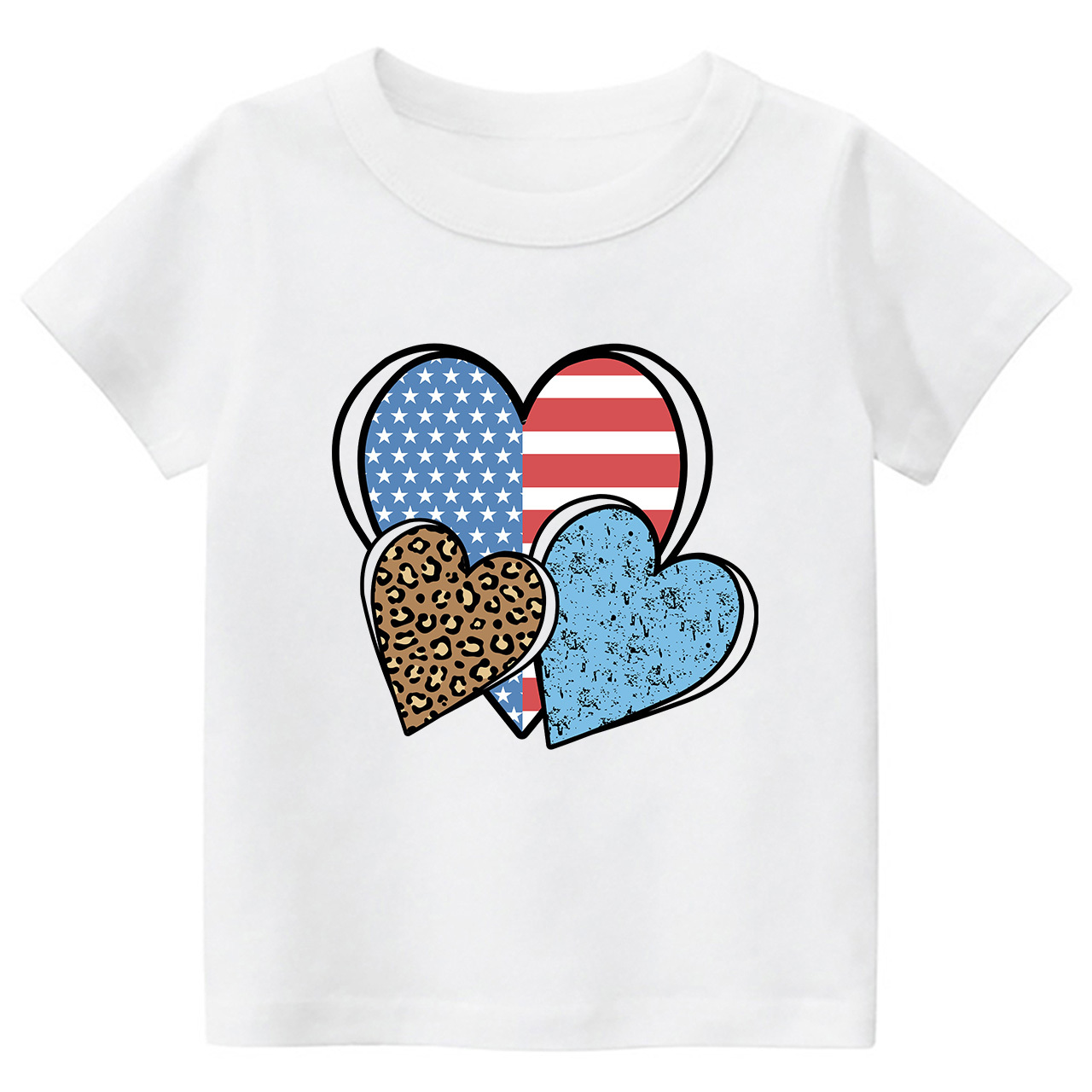 Independence Day Heart Toddler Tees Sale-Beepumpkin™