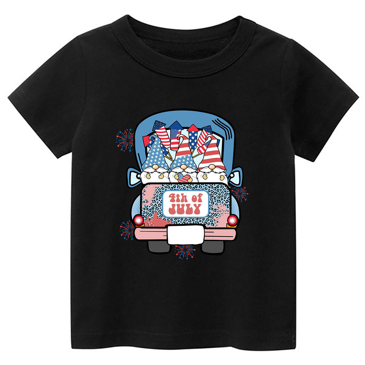 4th Of July Truck Toddler Tees