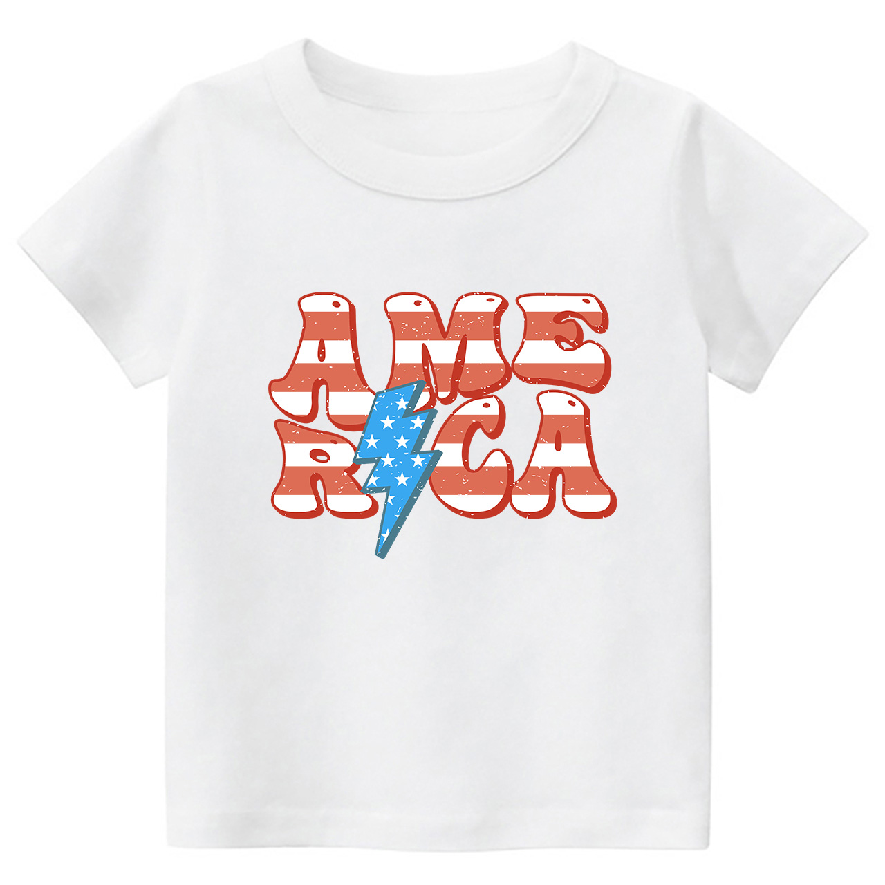 American Independence Day Retro Toddler Tees