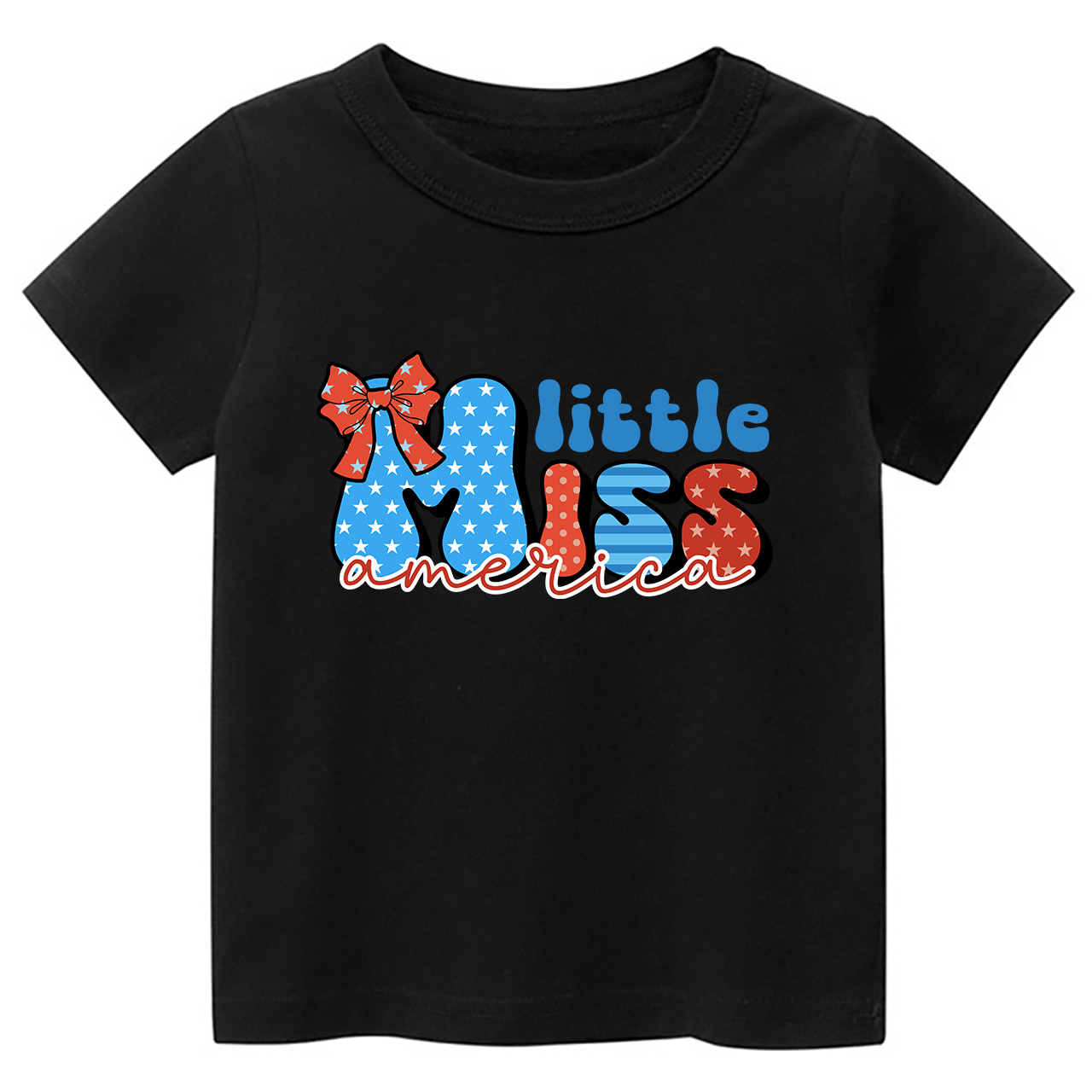 Little Miss America Retro Toddler Tees
