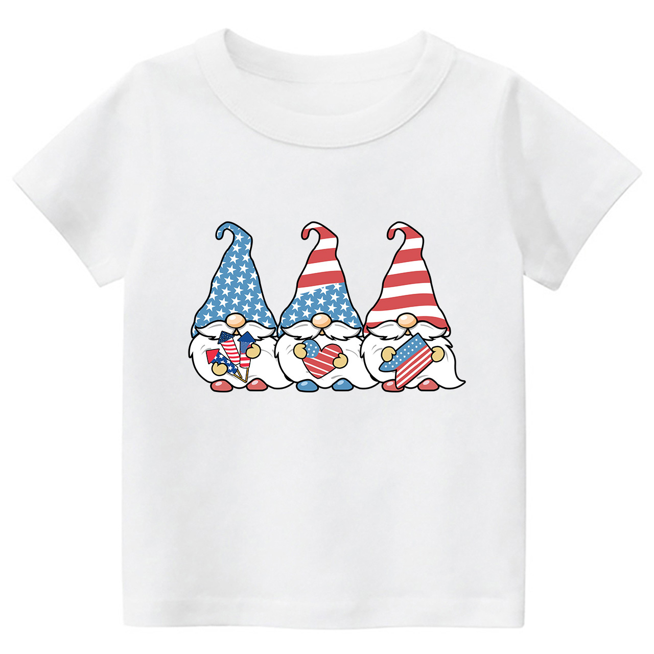 4th Of July Gnome Toddler Tees