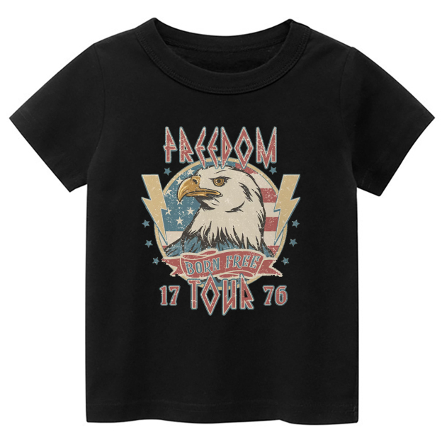 Freedom Born Free 1776 Tour Toddler Tees