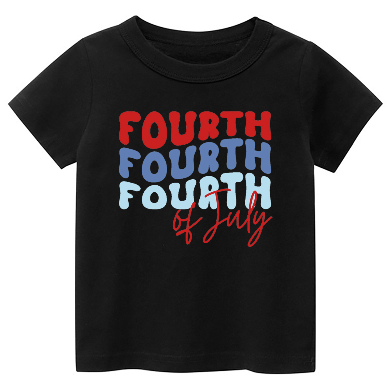 Groovy America 4th Of July Toddler Tees