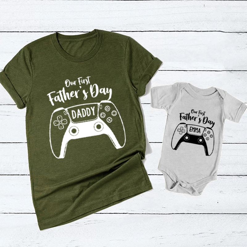 Our First Father's Day Gamer Gift Shirts