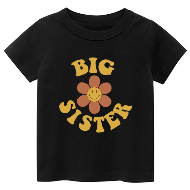 Big Sister Cute Vintage Toddler Shirt