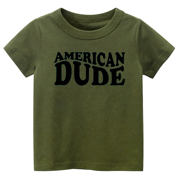 American Dude Memorial Day Toddler Tees