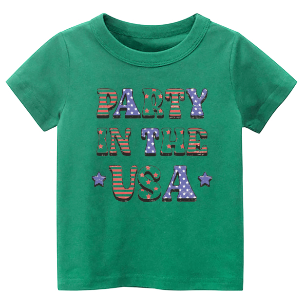 Party In The USA Independence Day Toddler Shirt