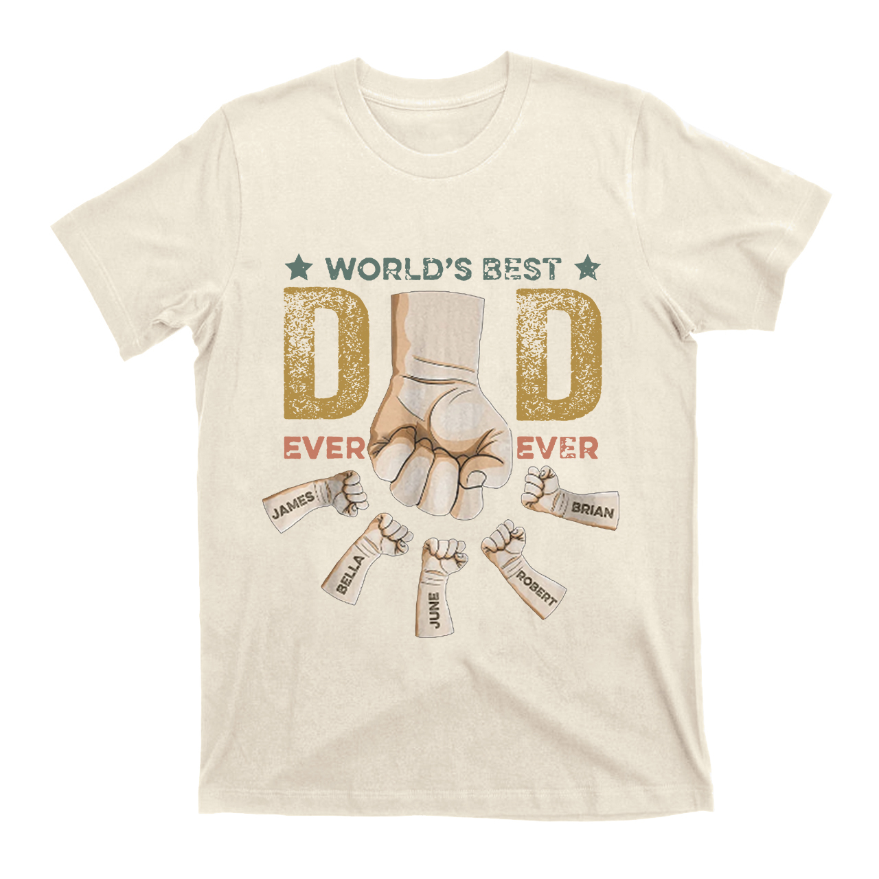 Best Dad Ever Ever PersonzalFather Funny Shirt