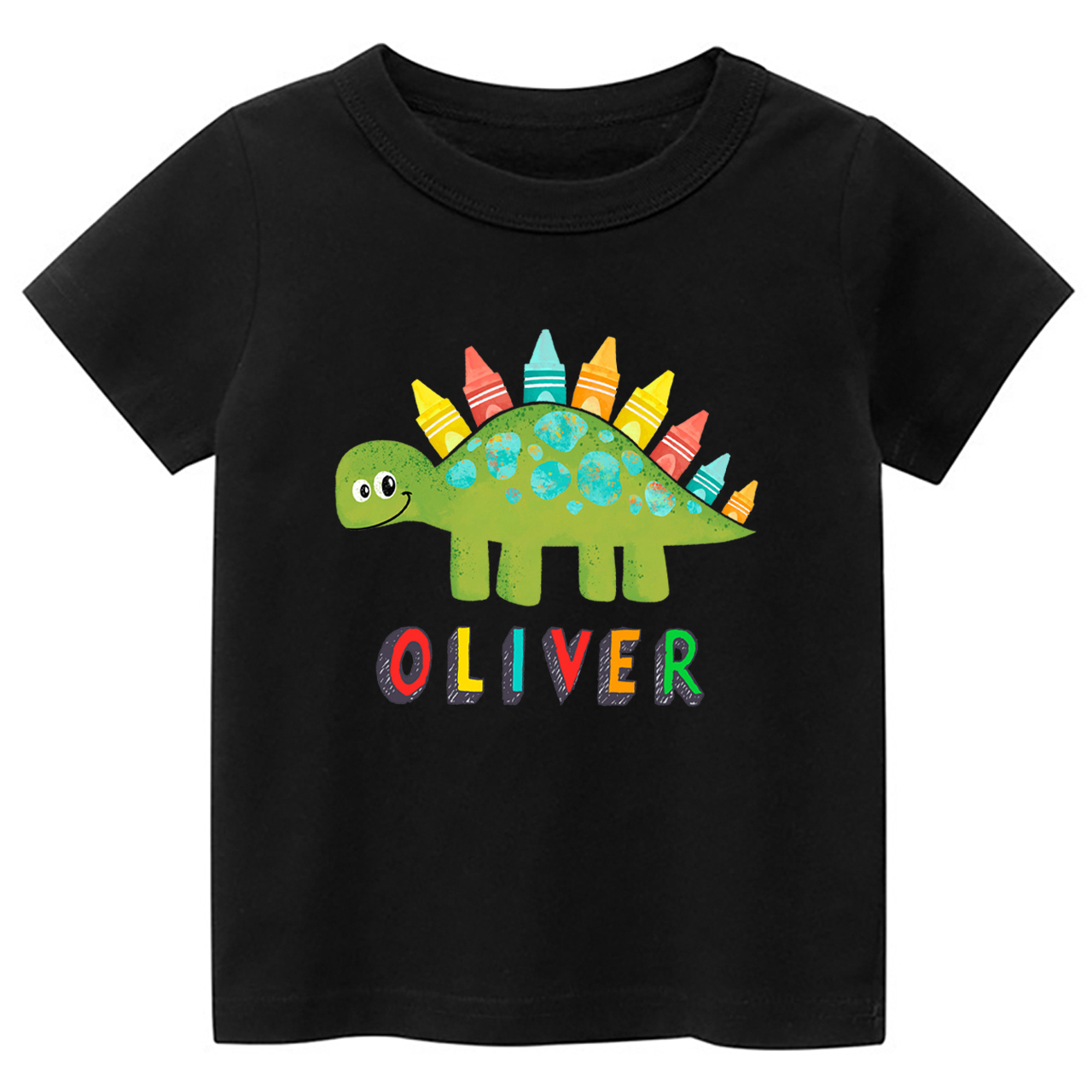 Personalized Stegosaur Back To School Toddler Shirts