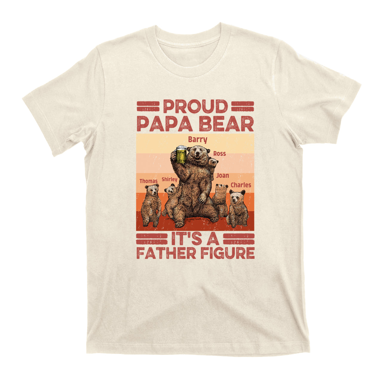It's A Father Gigure Personzalized Father Funny Shirt