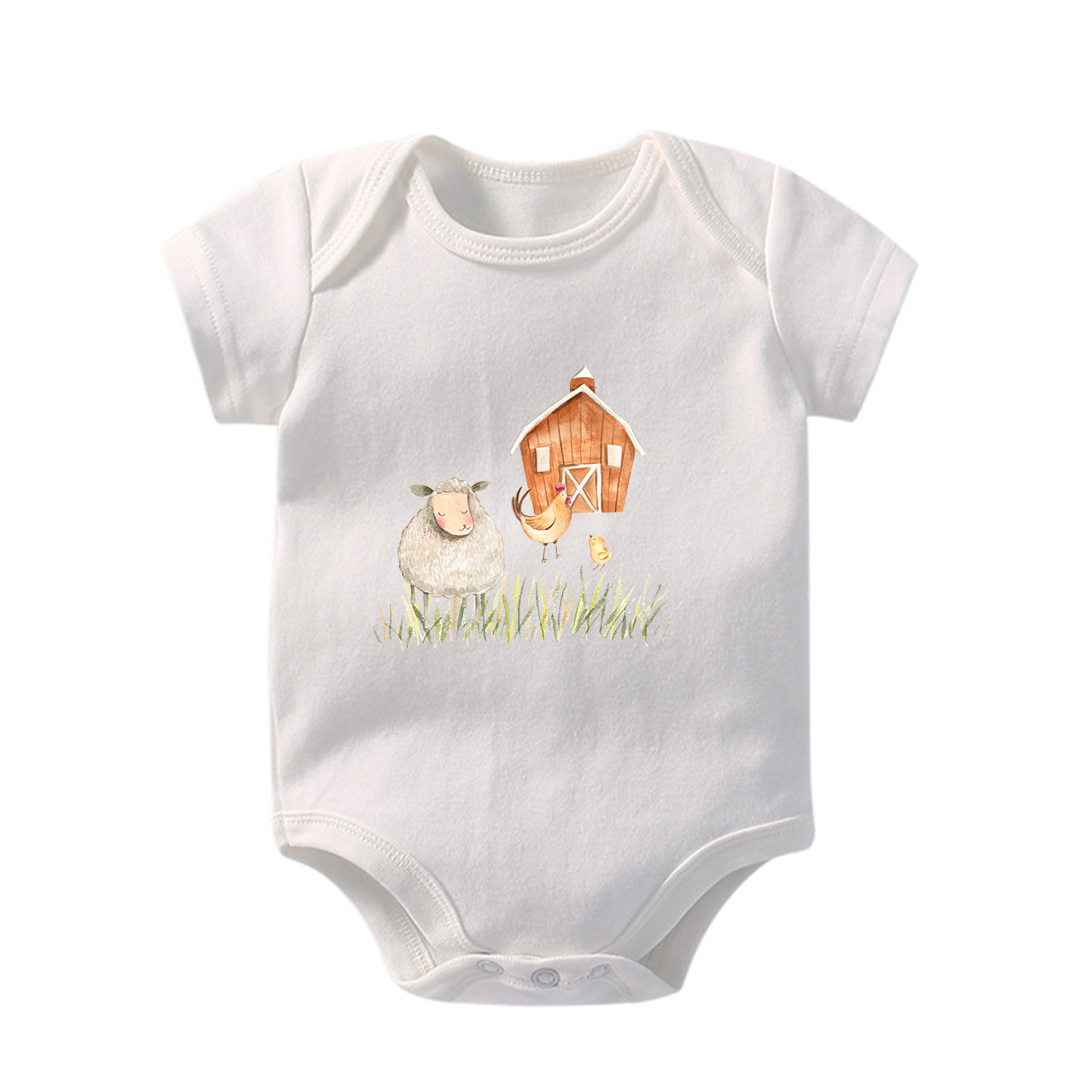 Lamb's Home Baby Bodysuit