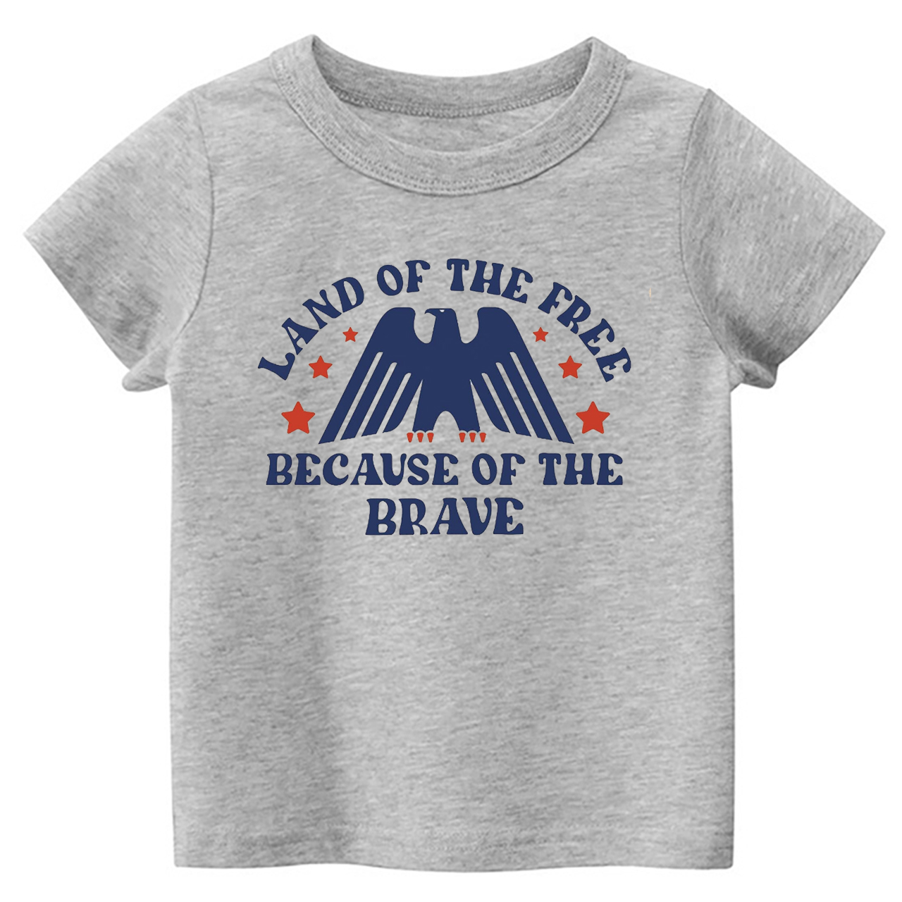 Land Of The Free Because Of The Brave Toddler Shirt