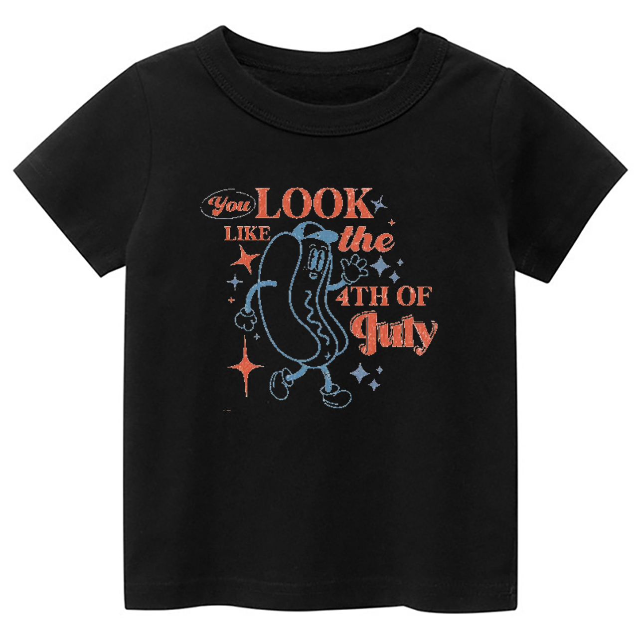 Hotdog Look Like The 4th Of July Toddler Shirt