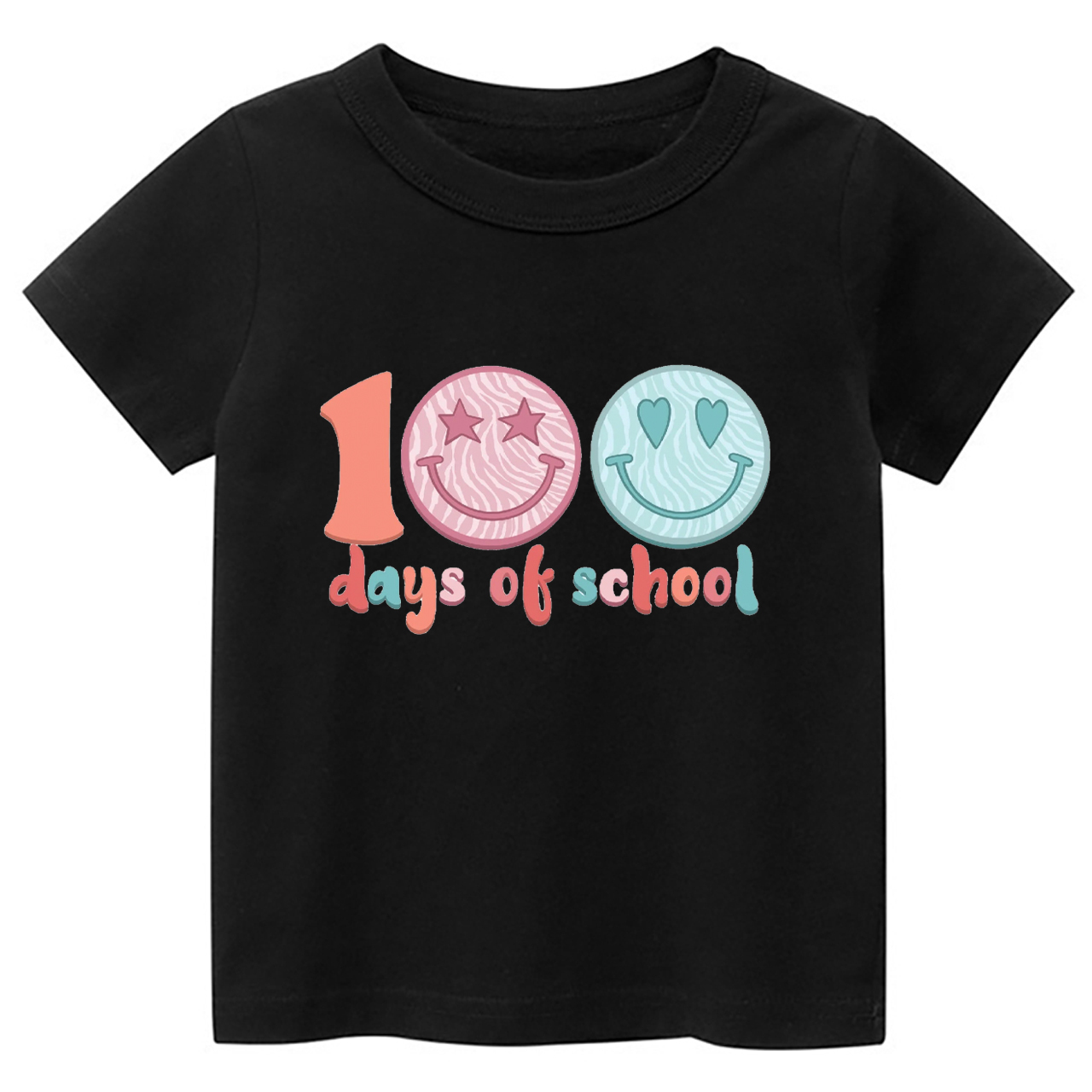 100 Days Of School Retro Kids Shirts