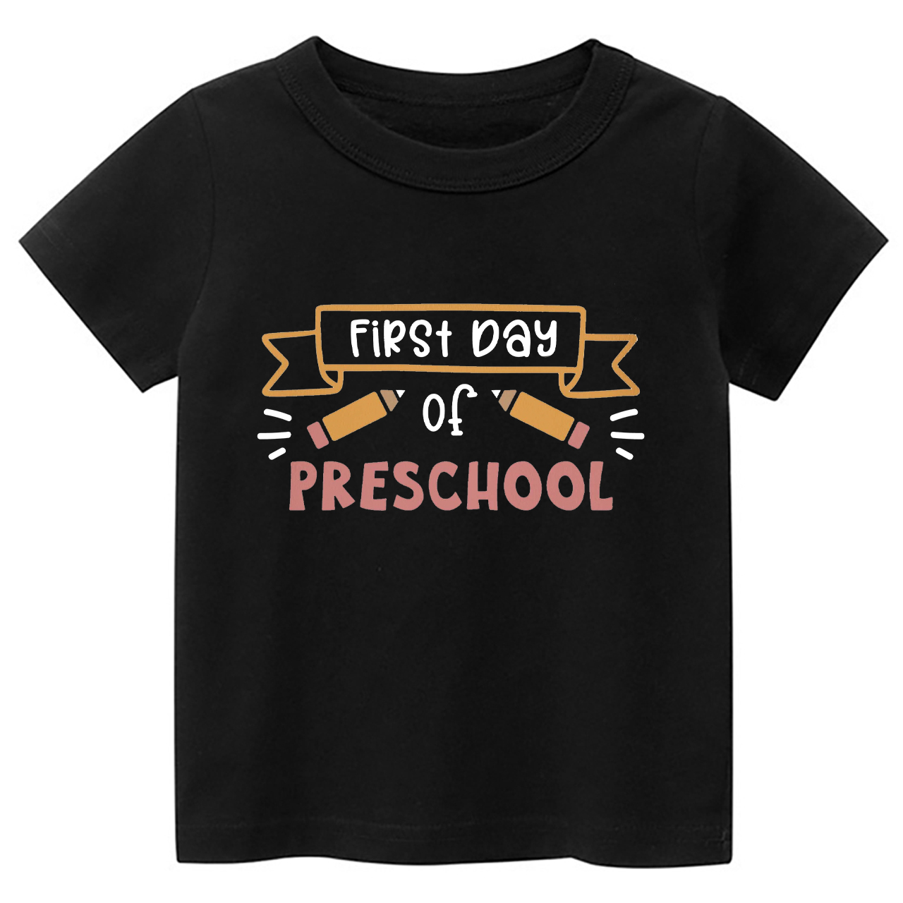 Personalized Hello Preschool Yellow Pens Kids Shirts