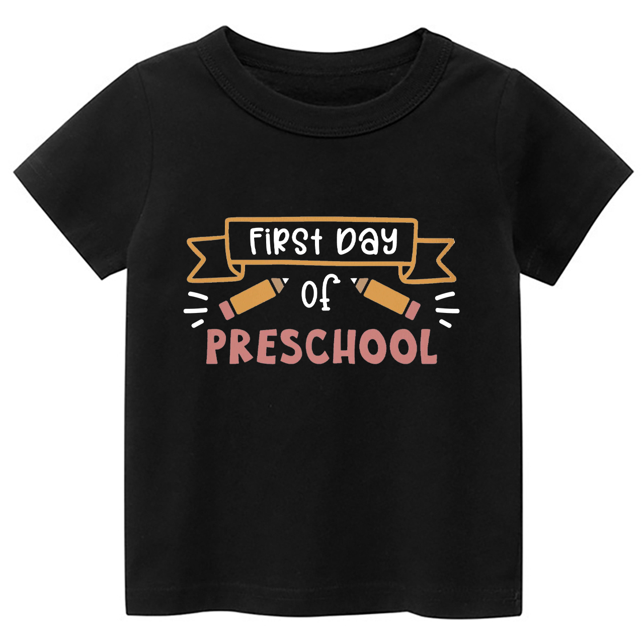 Personalized Hello Preschool Yellow Pens Kids Shirts