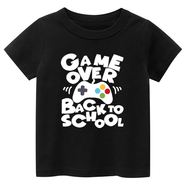 Game Over Back To School Funny Kids Shirt