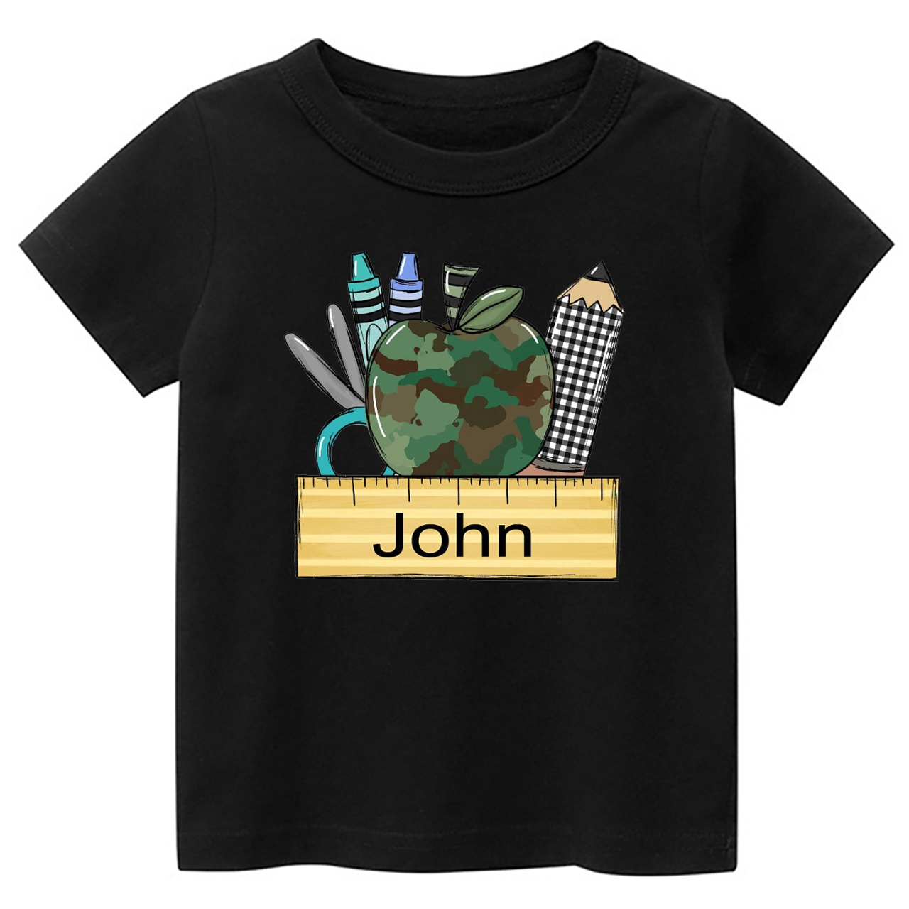 Personalized Ruler Name Kids Shirts