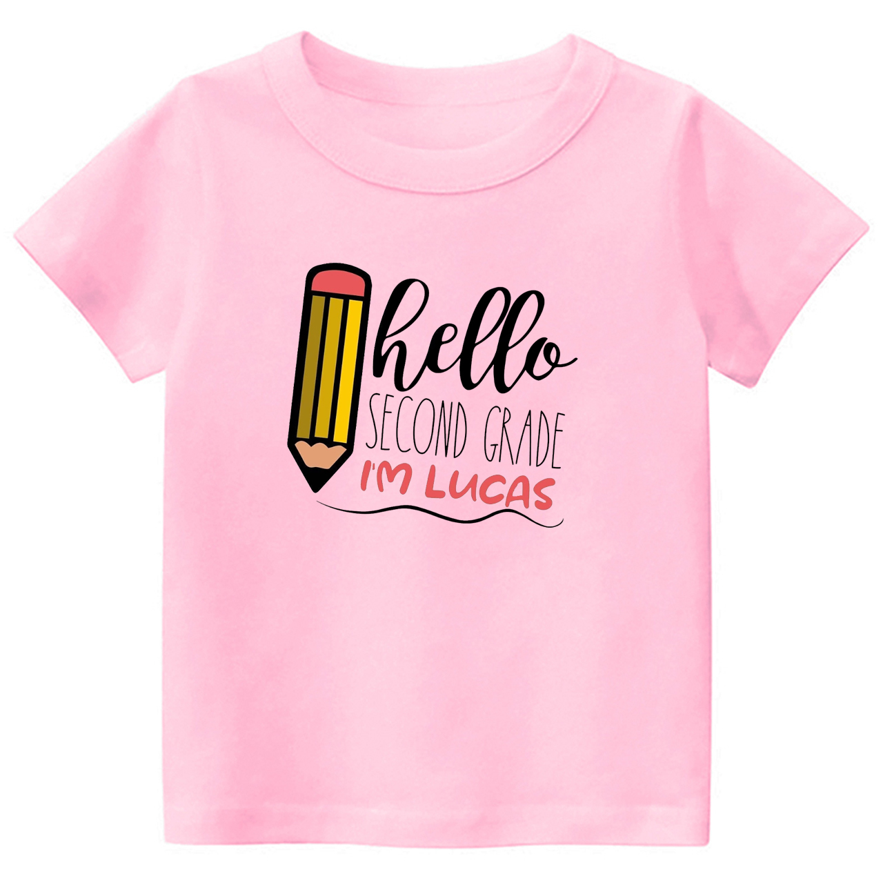Personalized Hello XX Grade Kids Shirts