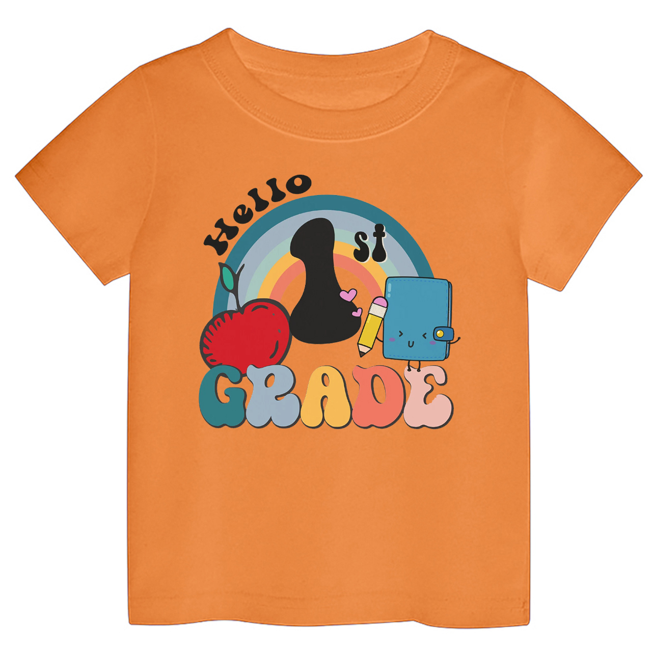 Personalized Hello XX Grade Back To School Kids Shirts