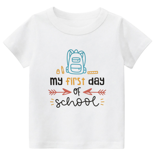My First of School Funny Presents Kids T-shirts