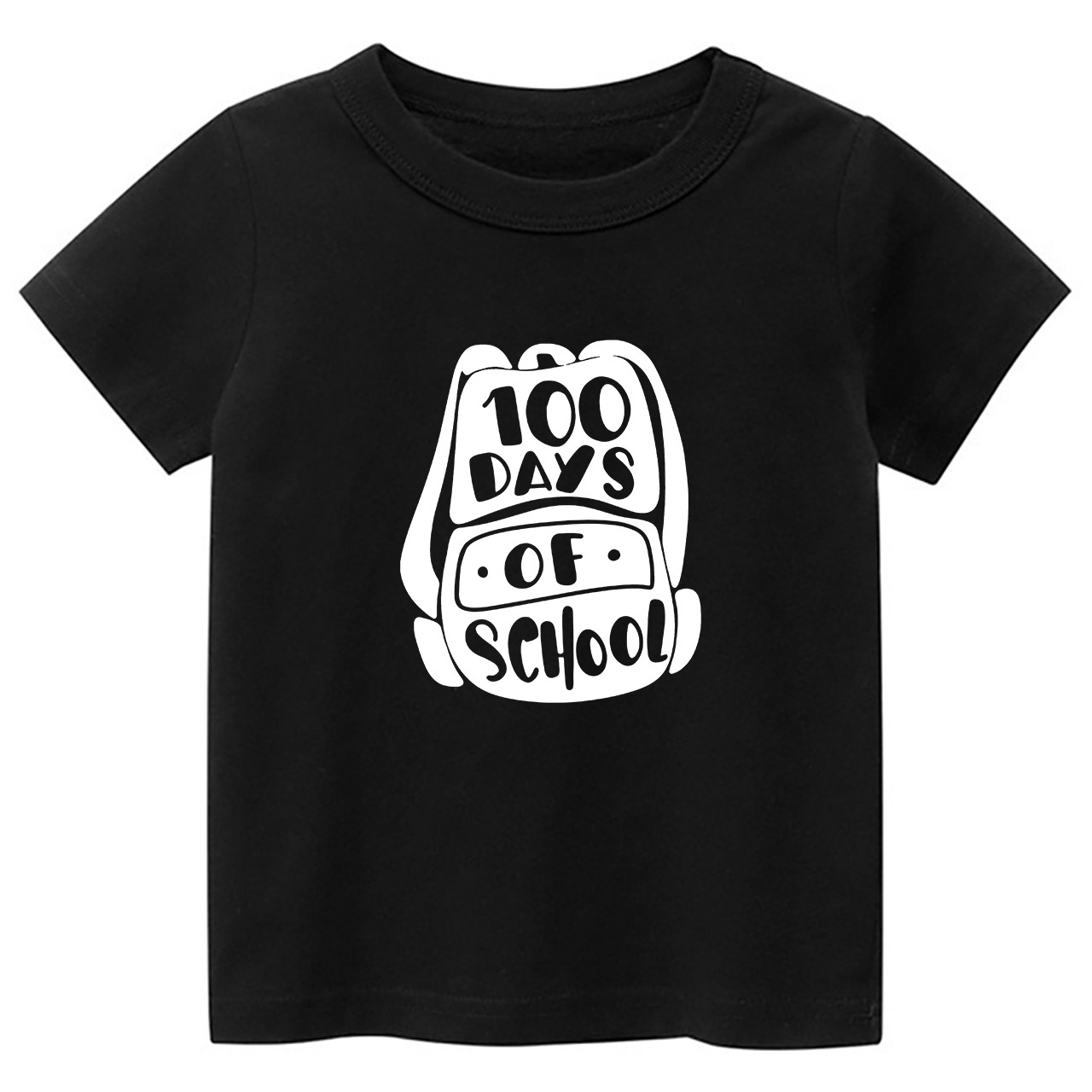 100 Days of School Backpack Kids T-shirts