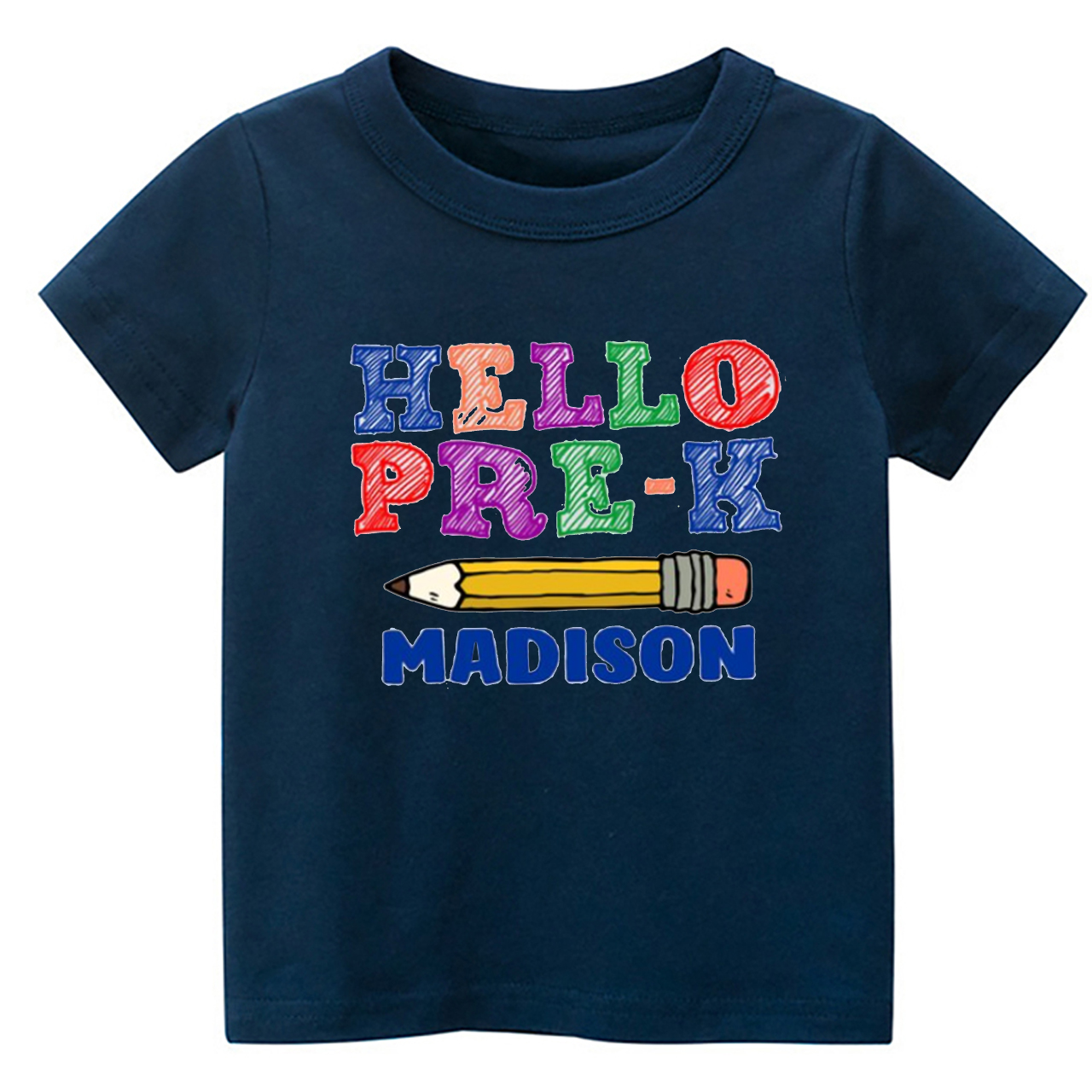 Personalized Pre-K Shirt  For School Kids