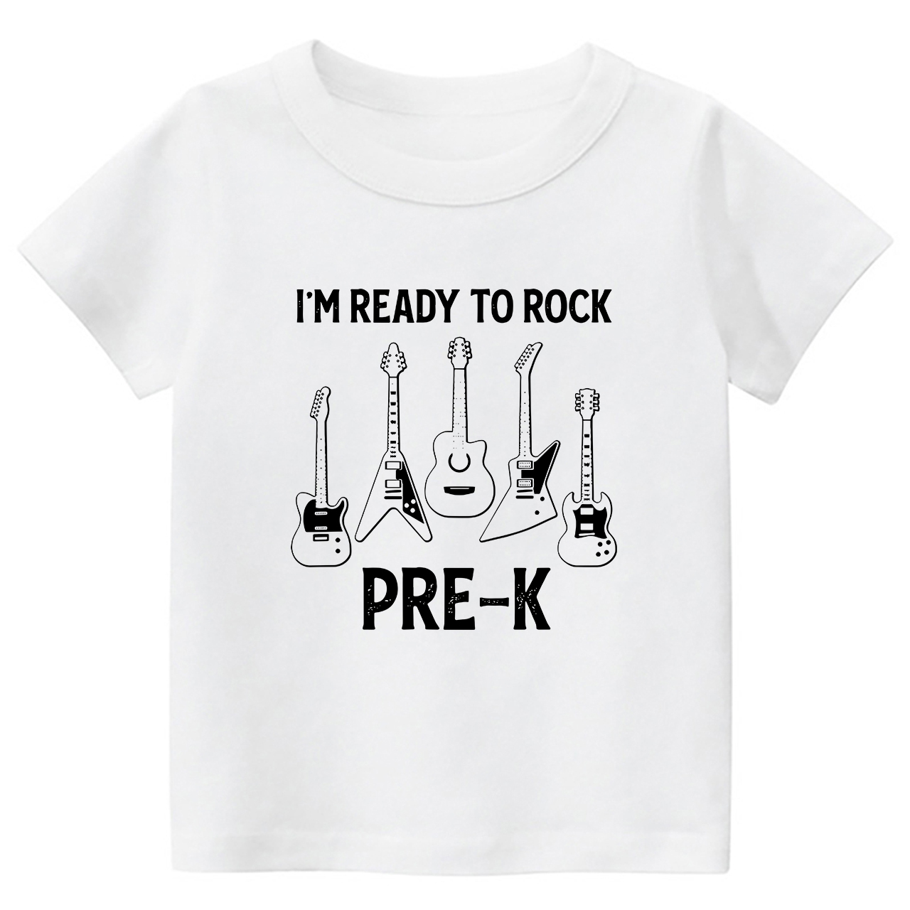 Personalized Kids Funny School T-Shirt Ready To Rock