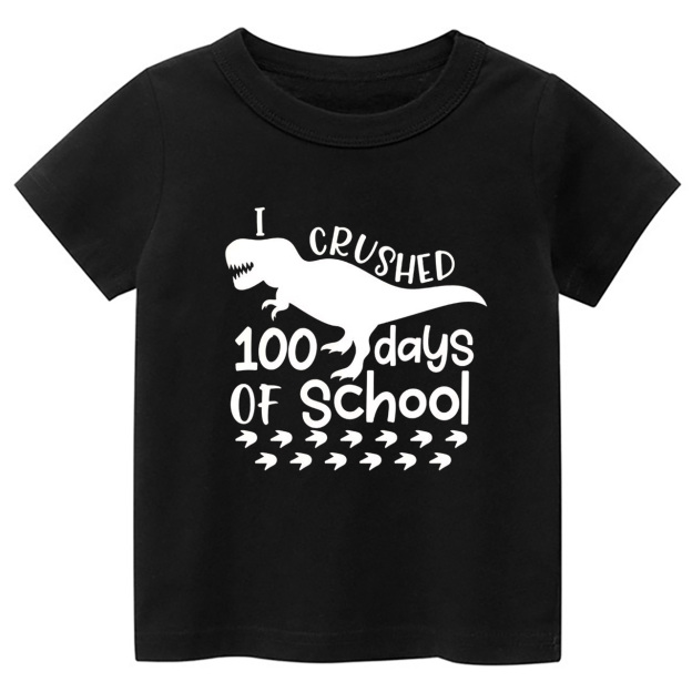 Dinosaur 100 Days Of School Celebration Shirts