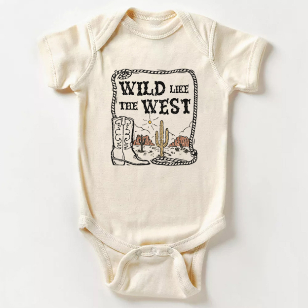 Wild Like The West Baby Bodysuit