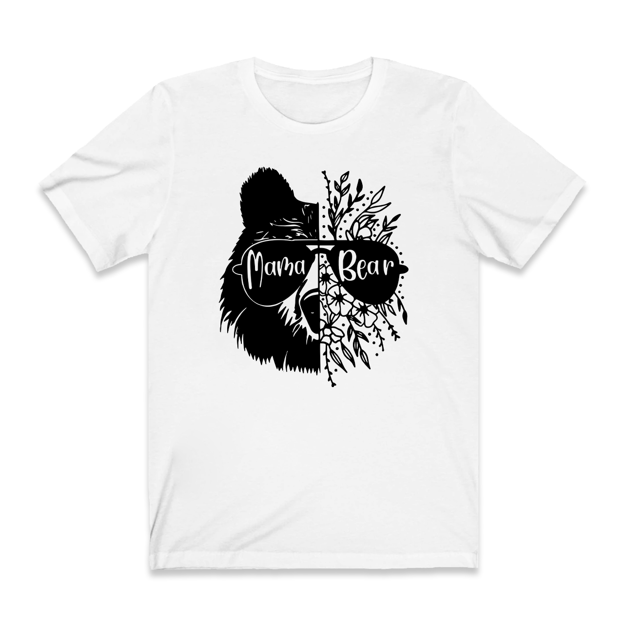 Mama Bear Whit Glasses T-Shirt
