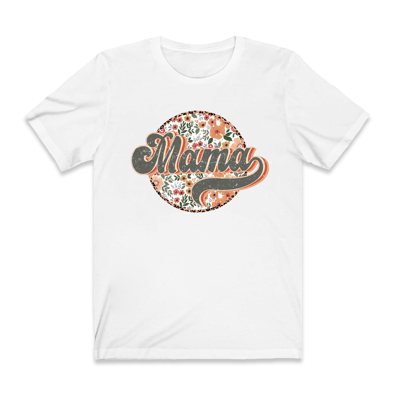 Groovy Boho Floral Mama T-Shirt