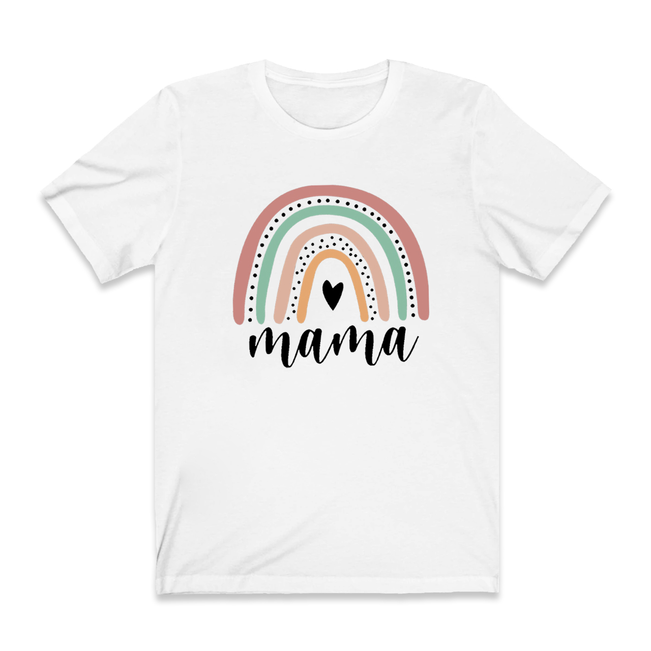 Mama Rainbow Pregnancy Announcement Shirt