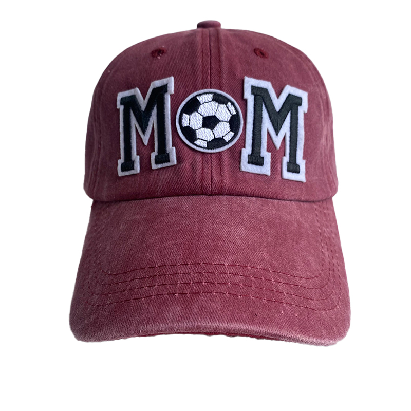 Soccer Mom Letter Embroidered Baseball Caps