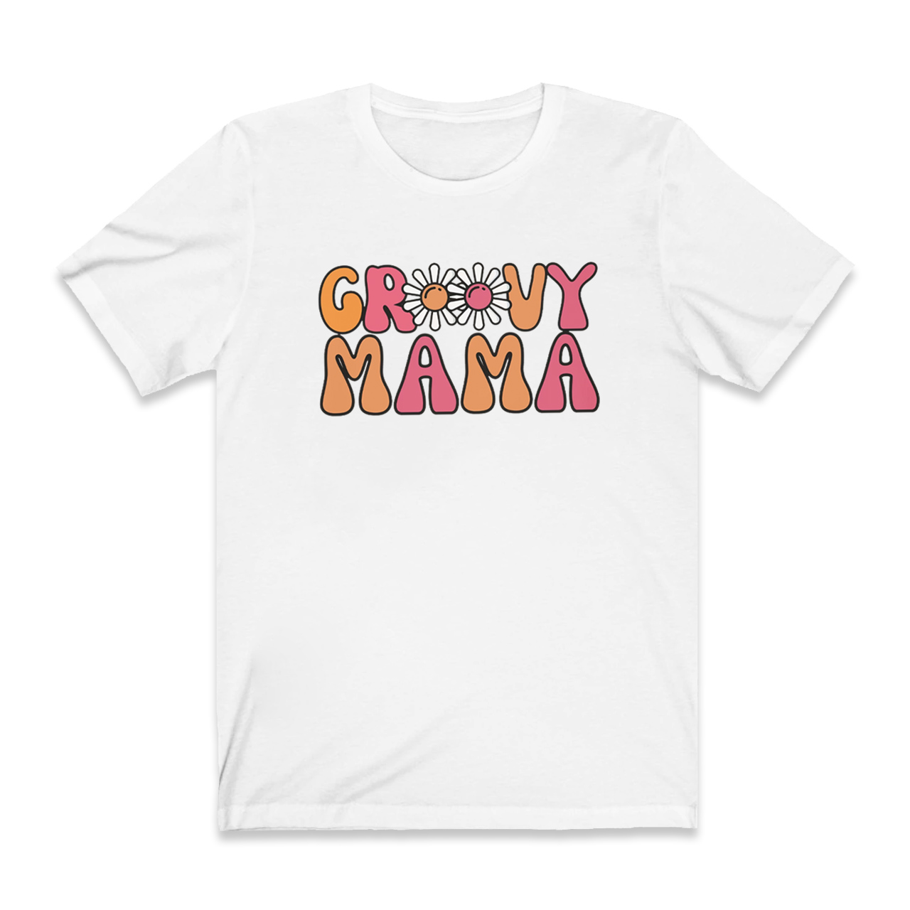 Groovy Mama Hippie Mom T-Shirt