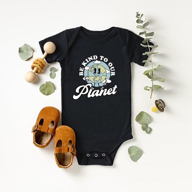 Be Kind To Our Planet Baby Bodysuit