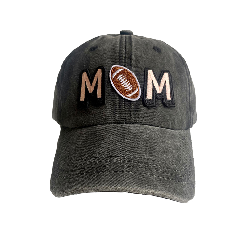 Rugby Mom Letter Embroidered Baseball Caps