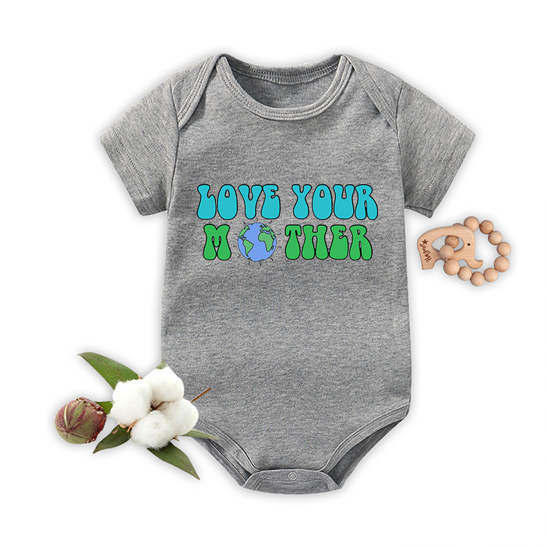 Love Your Mother Earth Day Baby Bodysuit